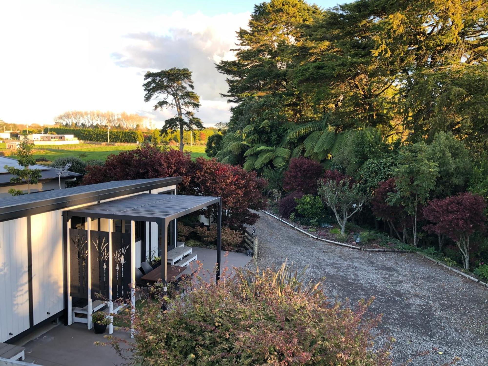 Tiny Home Luxury Farm Escape New Plymouth Egmont Village Exterior foto